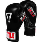 Title Boxing Classic Max Hook and Loop Boxing Gloves - Black Title Boxing