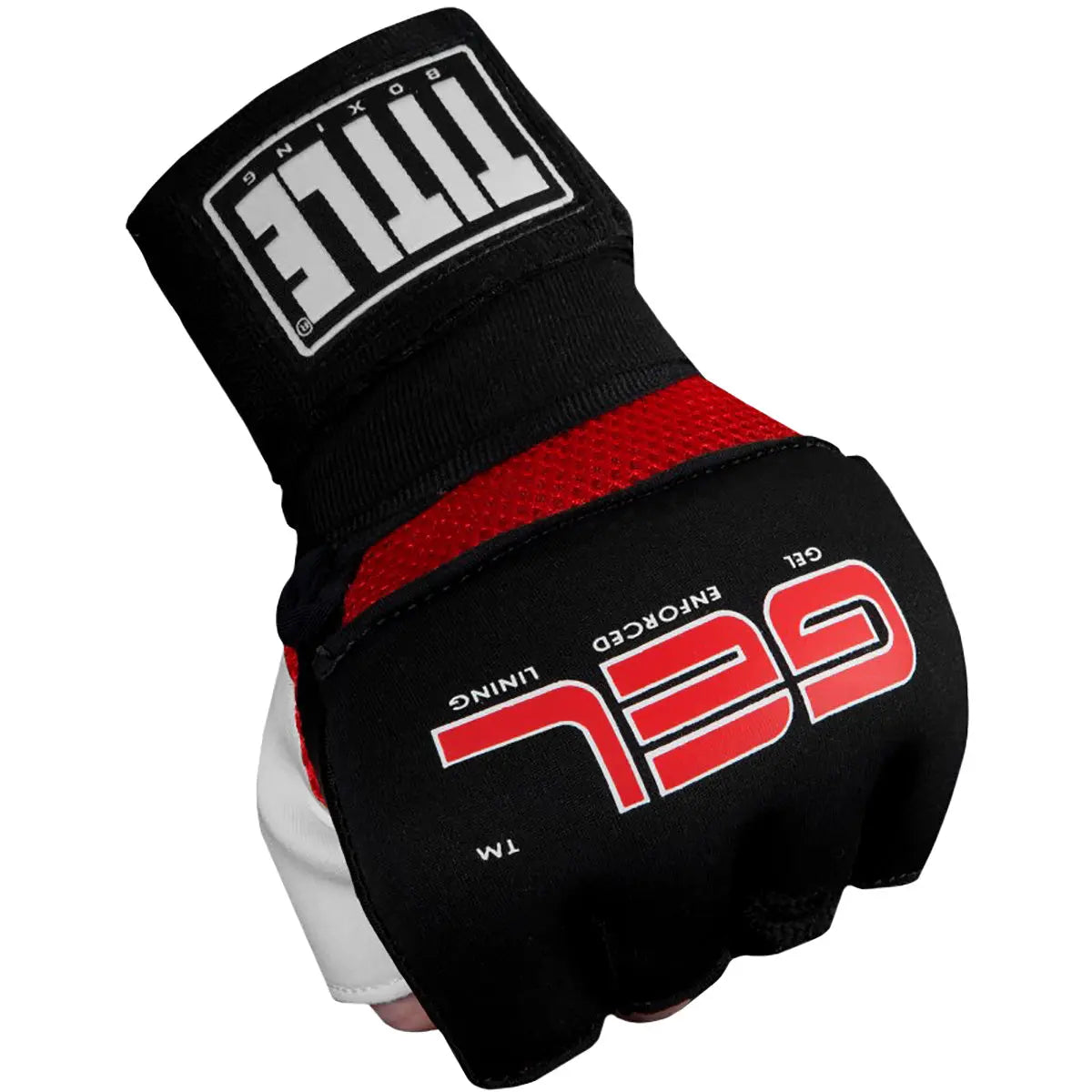 Title Boxing Gel Assault Training Glove Wraps - Black Title Boxing