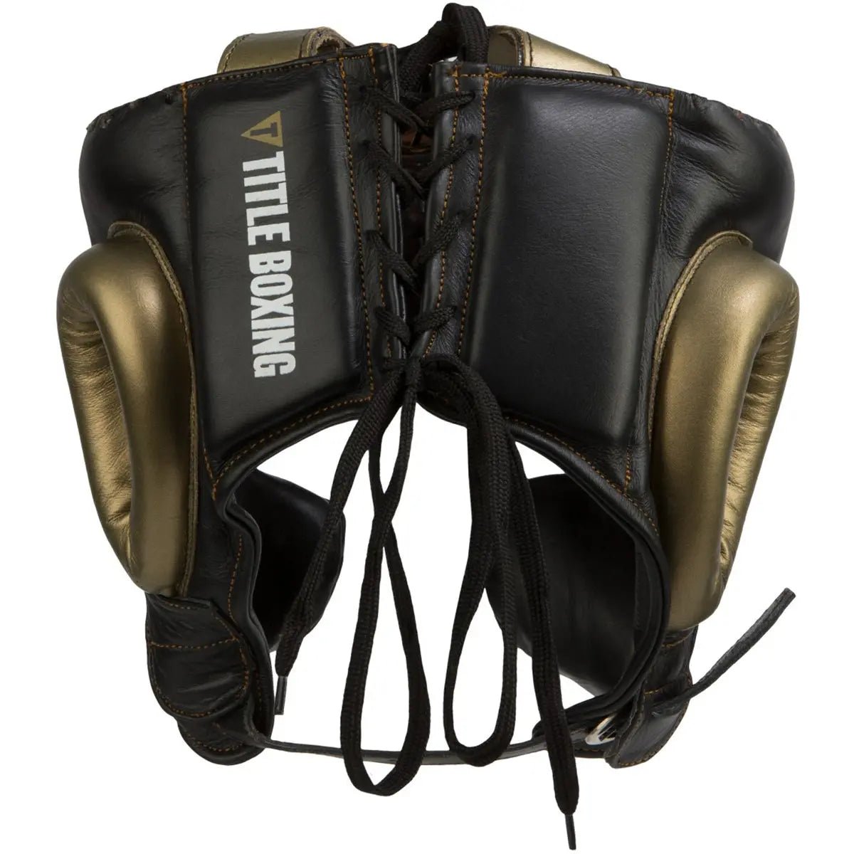 Title Boxing Golden Boy Training Headgear - Black/Gold Title Boxing