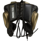 Title Boxing Golden Boy Training Headgear - Black/Gold Title Boxing