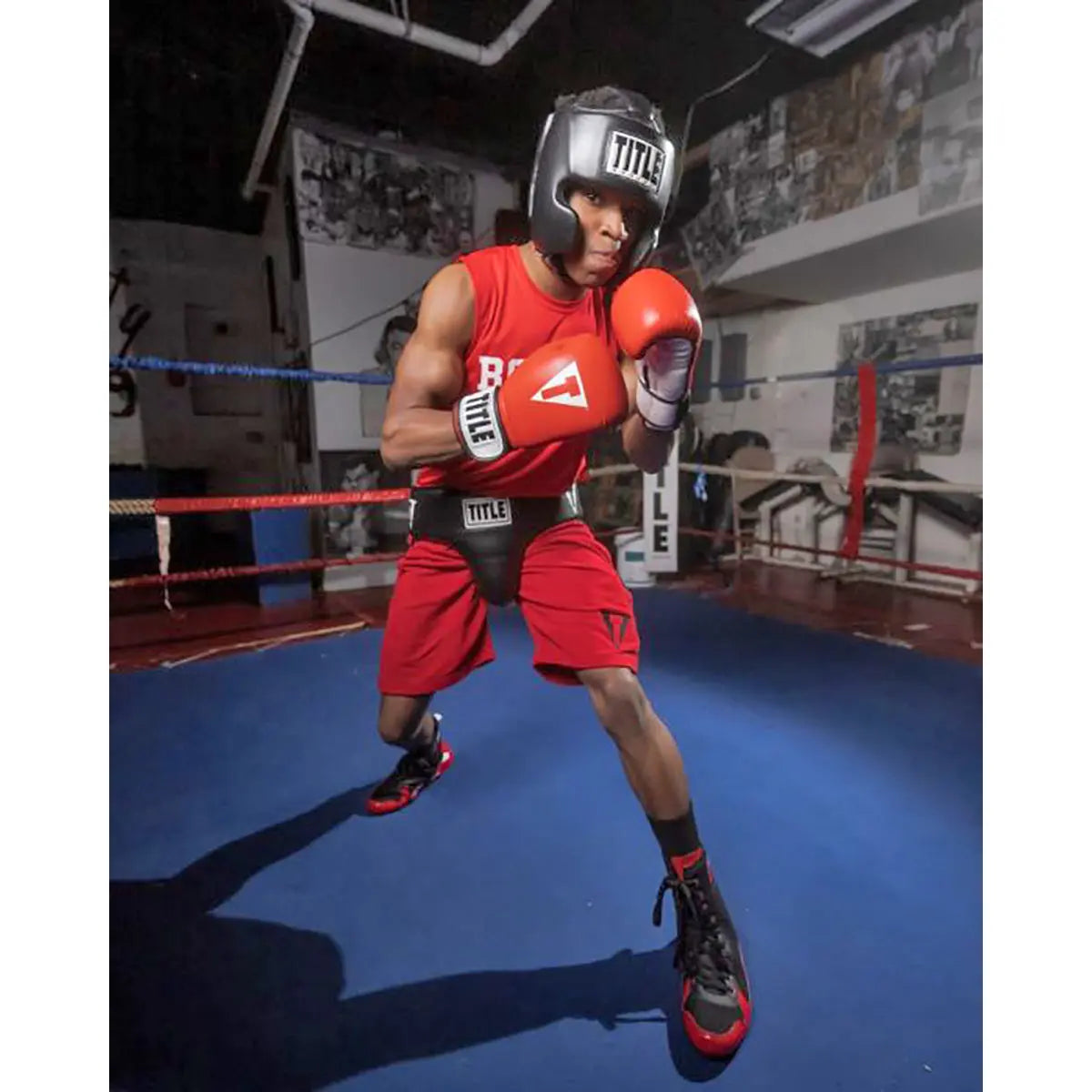 Title Boxing Hi-Performance Headgear 2.0 - Black Title Boxing