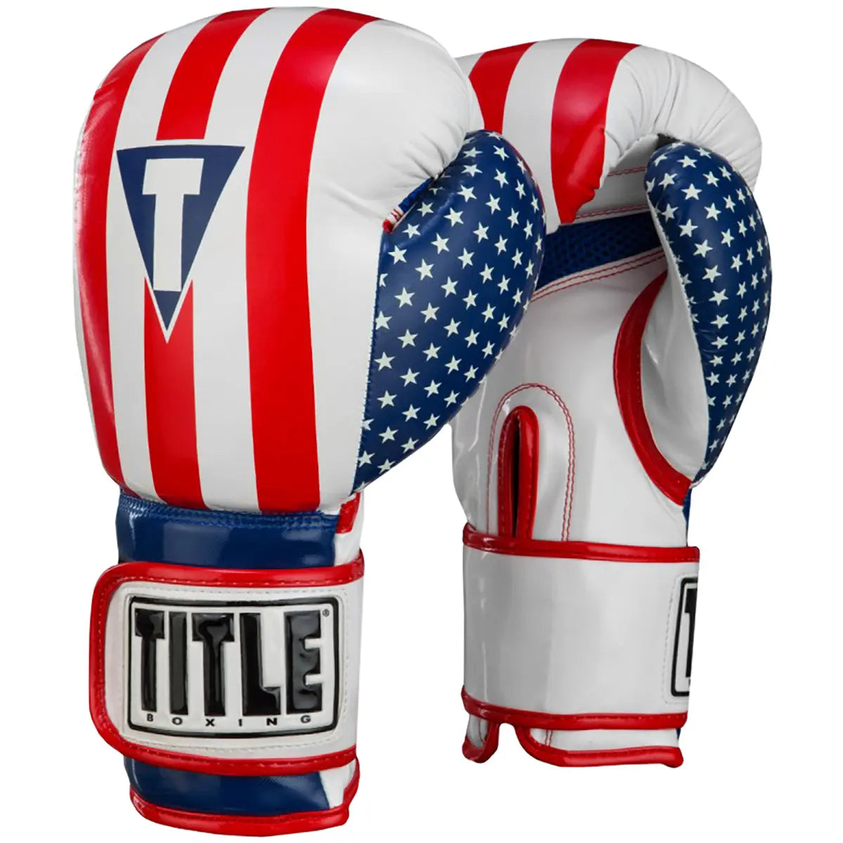 Title Boxing Infused Foam Combat USA Hook and Loop Training Gloves Title Boxing