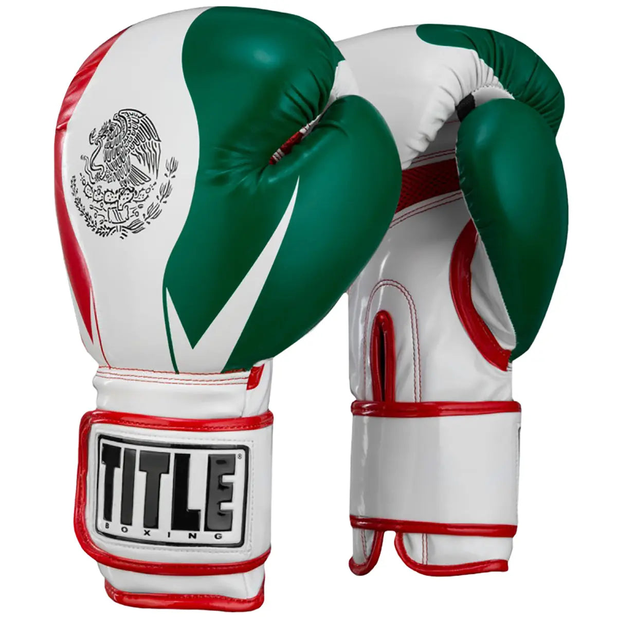 Title Boxing Infused Foam El Combate Mexico Hook and Loop Training Gloves Title Boxing