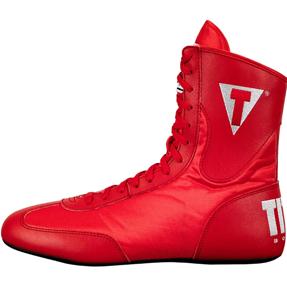 Title Boxing Speed-Flex Encore Mid-Length Boxing Shoes - Red Title Boxing