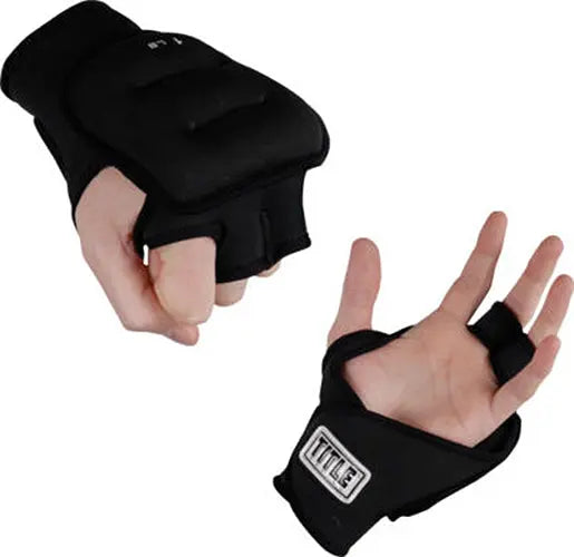 Title Boxing Weighted Gloves - Black Title Boxing