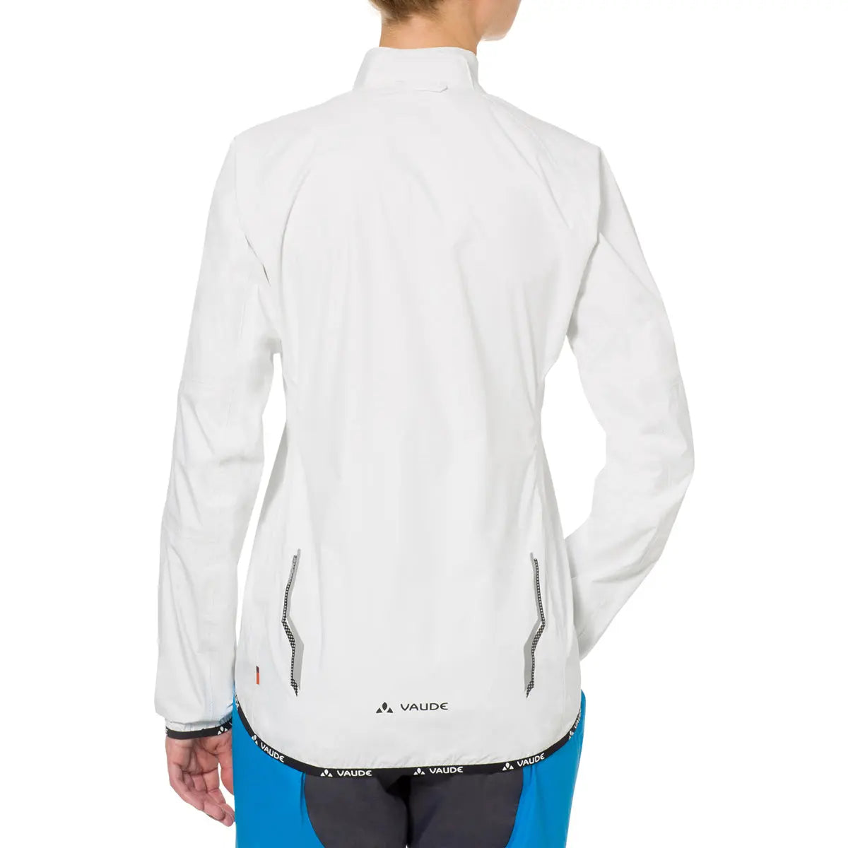 Vaude Women's Drop Biking Rain Jacket III - White Vaude