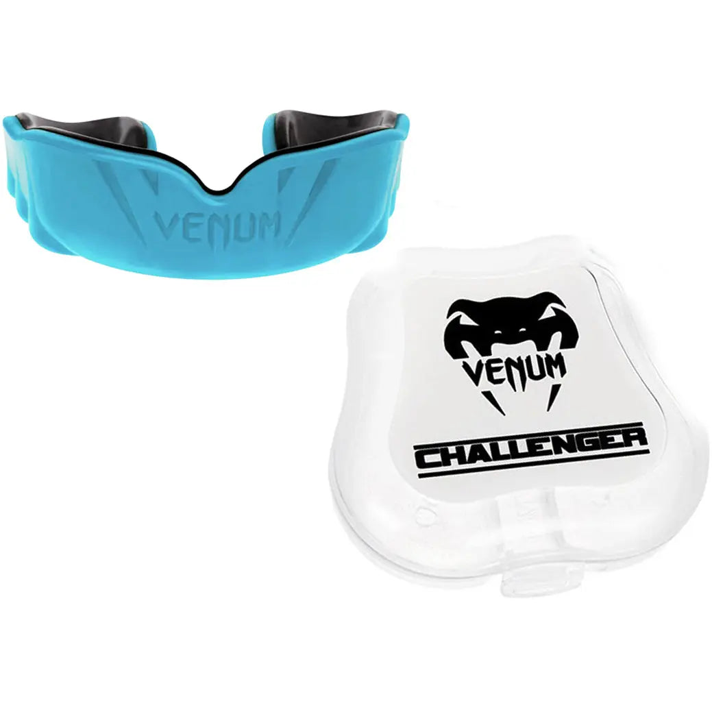 Venum Challenger Mouthguard - Black/Cyan Venum