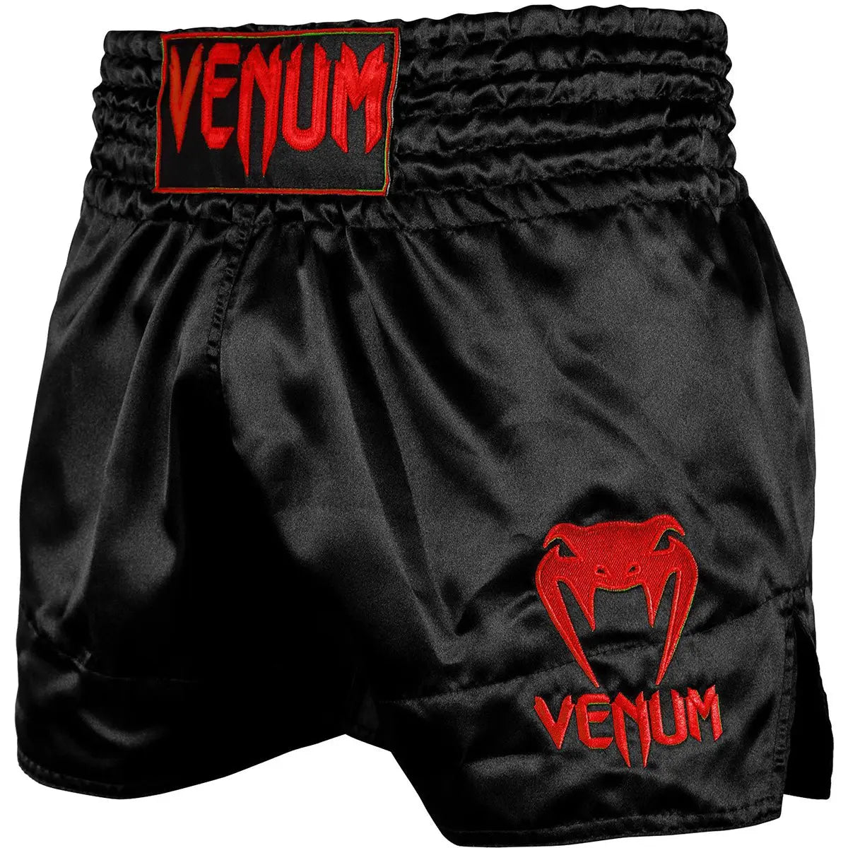 Venum Classic Muay Thai Shorts - Black/Red Venum