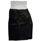 Cleto Reyes Women's Satin Boxing Skirt Trunks - Black/White Cleto Reyes