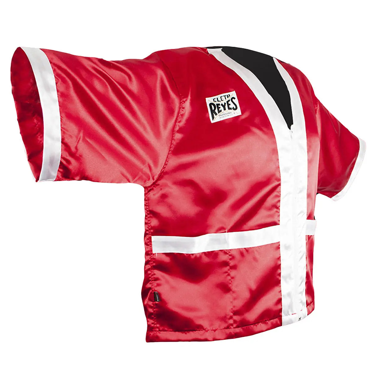 Cleto Reyes Corner Staff Satin Boxing Robe - Red/White Cleto Reyes