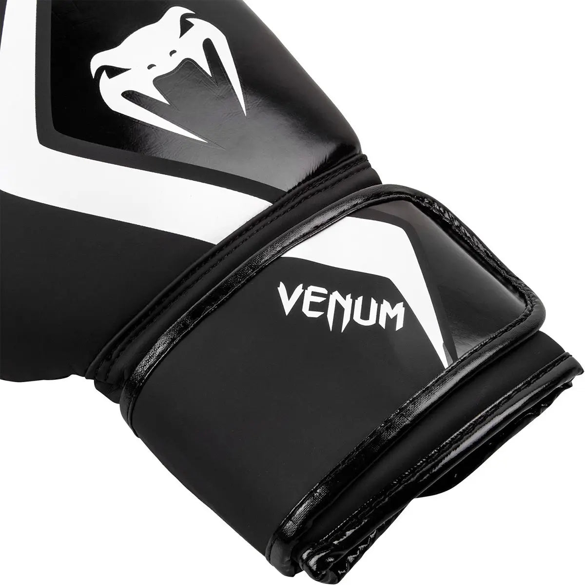 Venum Contender 2.0 Hook and Loop Boxing Gloves - Black/Gray/White Venum