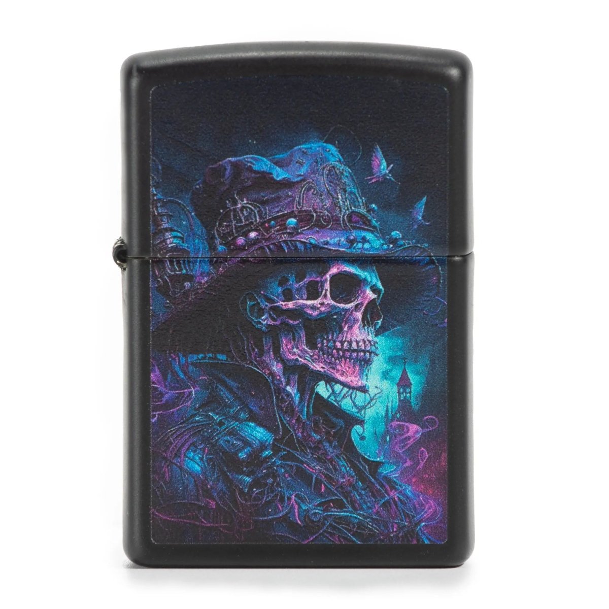 Zippo Gaudy Skull Design Refillable Windproof Pocket Lighter