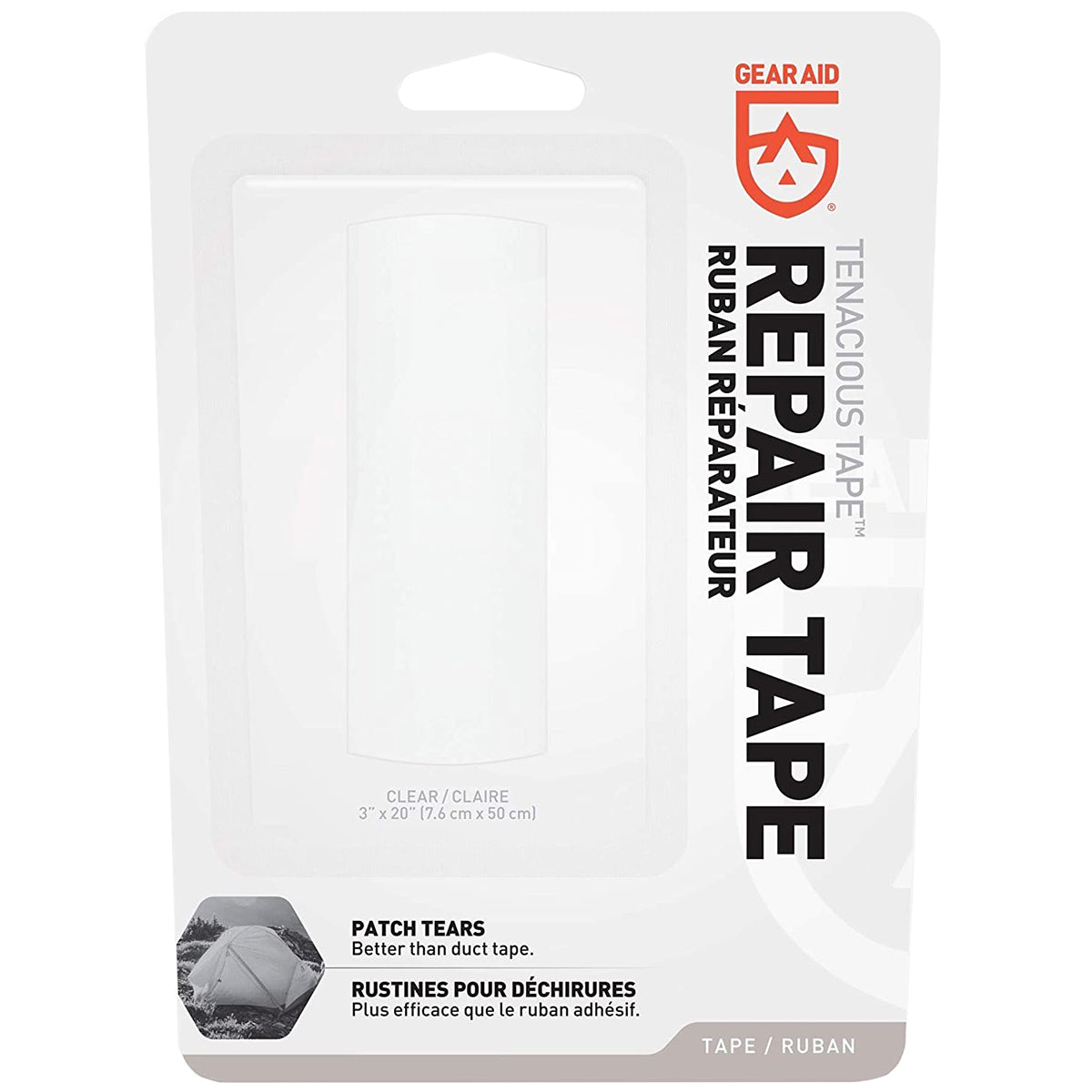 Gear Aid Tenacious Ultra Strong Repair Tape 2-Pack - Clear Gear Aid