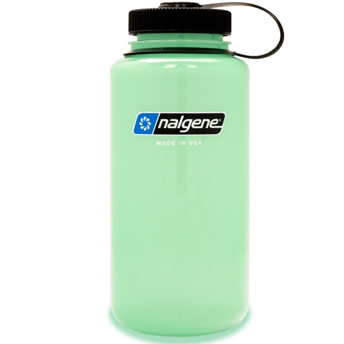 Nalgene Sustain 32 oz. Tritan Wide Mouth Glow Water Bottle - Green Nalgene
