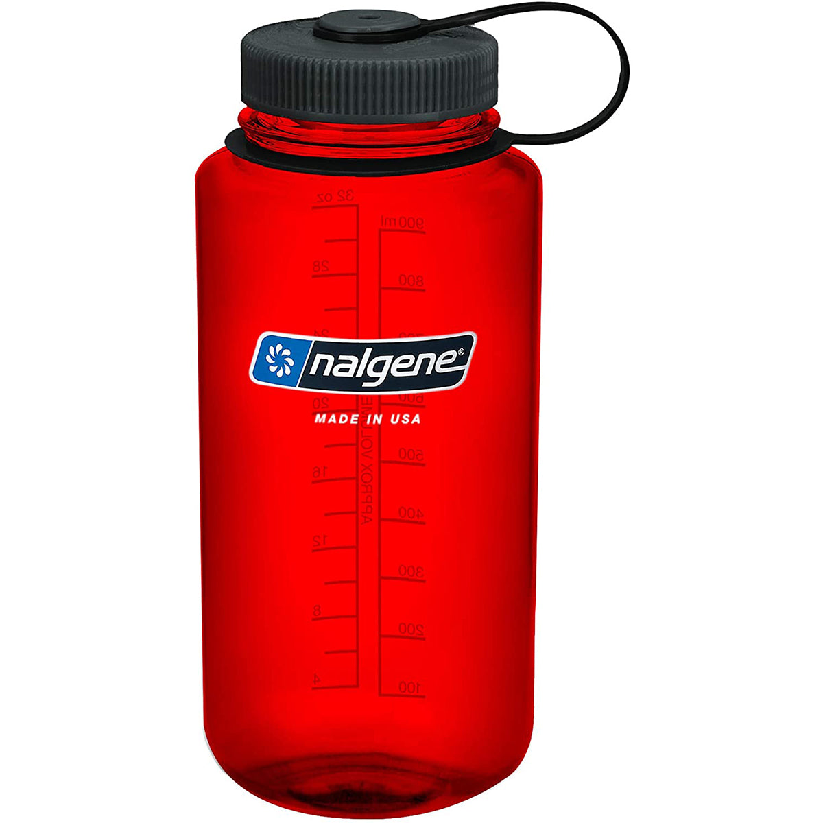 Nalgene Sustain 32 oz. Tritan Wide Mouth Water Bottle - Red/Black Nalgene