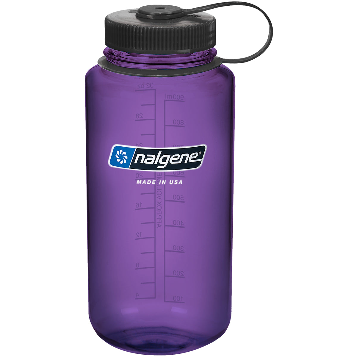 Nalgene Sustain 32 oz. Tritan Wide Mouth Water Bottle - Purple/Black Nalgene
