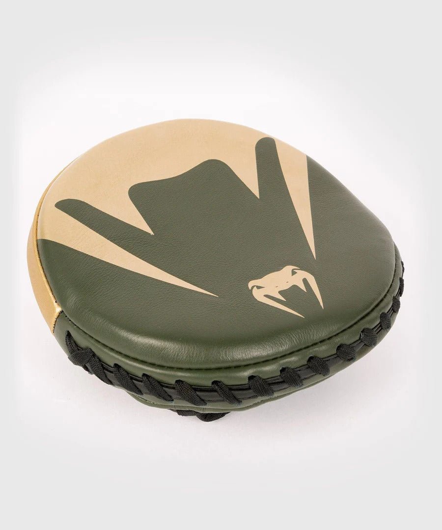 Venum Pro Boxing Mini Curved Punch Mitts - Khaki/Gold - Forza Sports