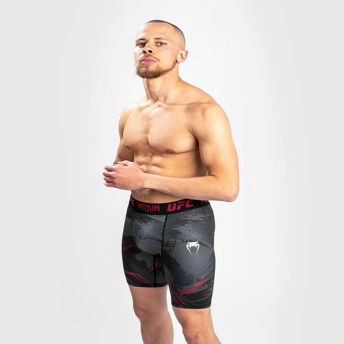 Venum UFC Authentic Fight Week 2.0 Vale Tudo Shorts - Black/Red Venum