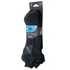 Airplus Men's No Show CoolMax Cushioned Socks, White, Large, 3 Pairs - Forza Sports