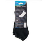 Airplus Men's No Show CoolMax Cushioned Socks, White, Large, 3 Pairs - Forza Sports