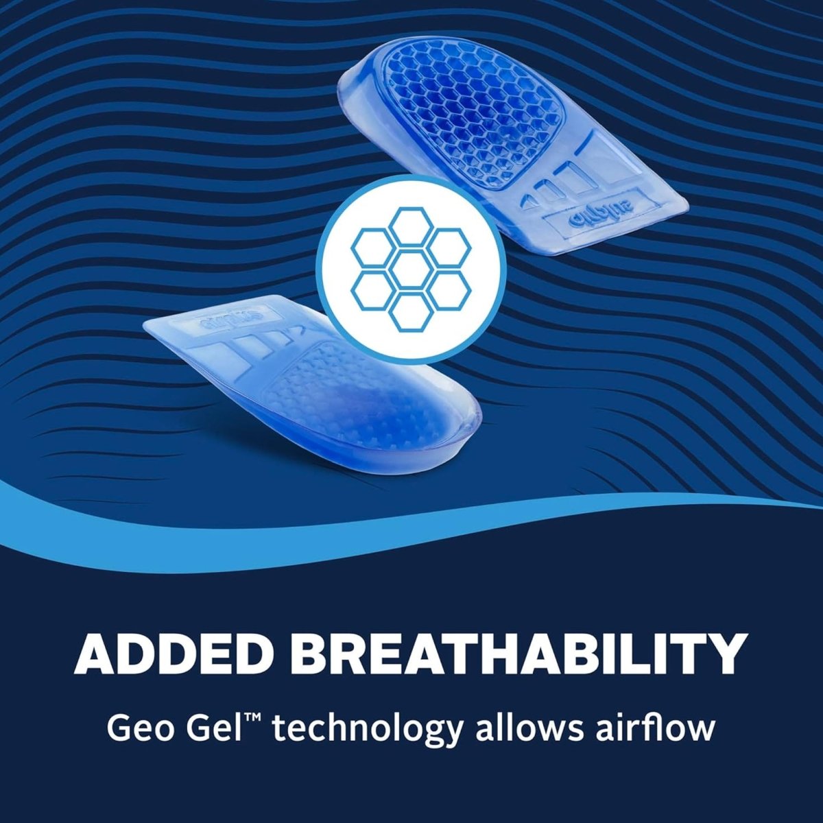Airplus Gel Heel Cushions, One Size Fits Most, 2 Pack - Forza Sports