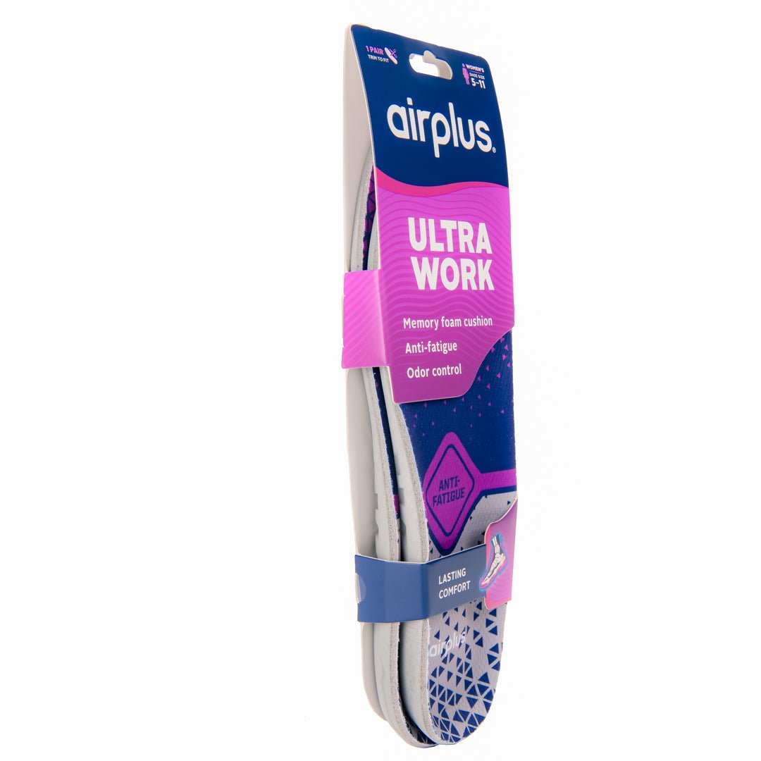 Airplus Women's Size 5-11 Ultra Work Memory Comfort Anti-Fatigue Shoe Insoles - Forza Sports