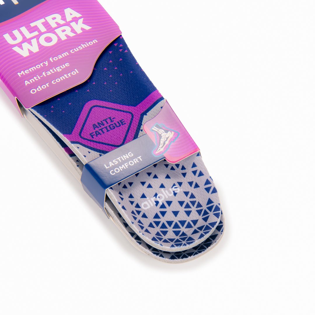 Airplus Women's Size 5-11 Ultra Work Memory Comfort Anti-Fatigue Shoe Insoles - Forza Sports