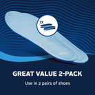 Airplus Massage Gel Insoles - Forza Sports