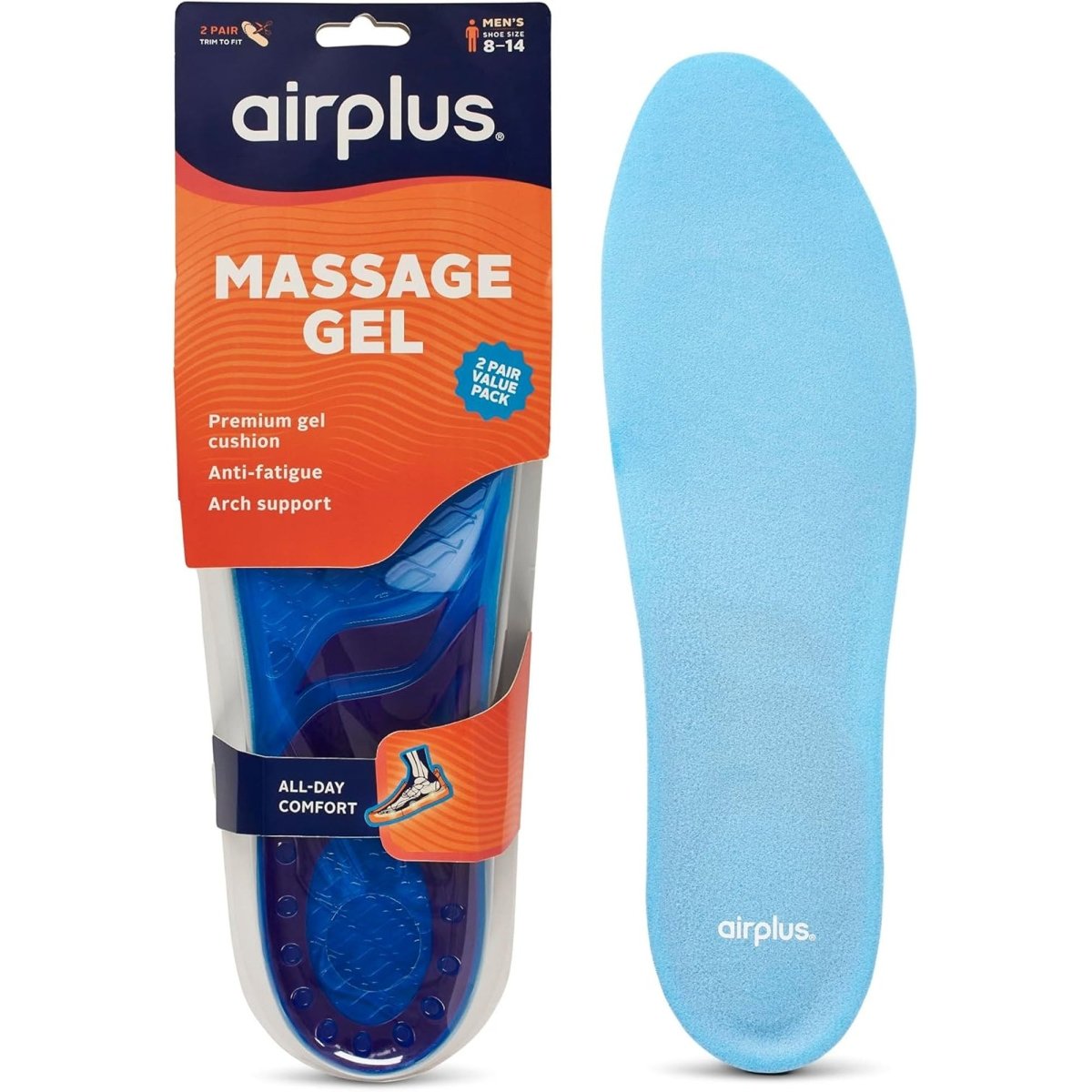 Airplus Massage Gel Insoles - Forza Sports