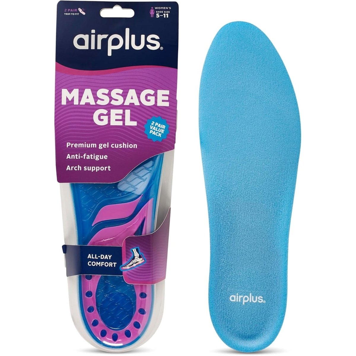 Airplus Massage Gel Insoles - Forza Sports