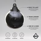 Aqua Training Bag 9" Head Hunter Hybrid 15 lb. Slip Ball/Punching Bag - Forza Sports