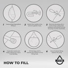 Aqua Training Bag 12" Head Hunter 35 lb. Hybrid Slip Ball/Punching Bag - Forza Sports