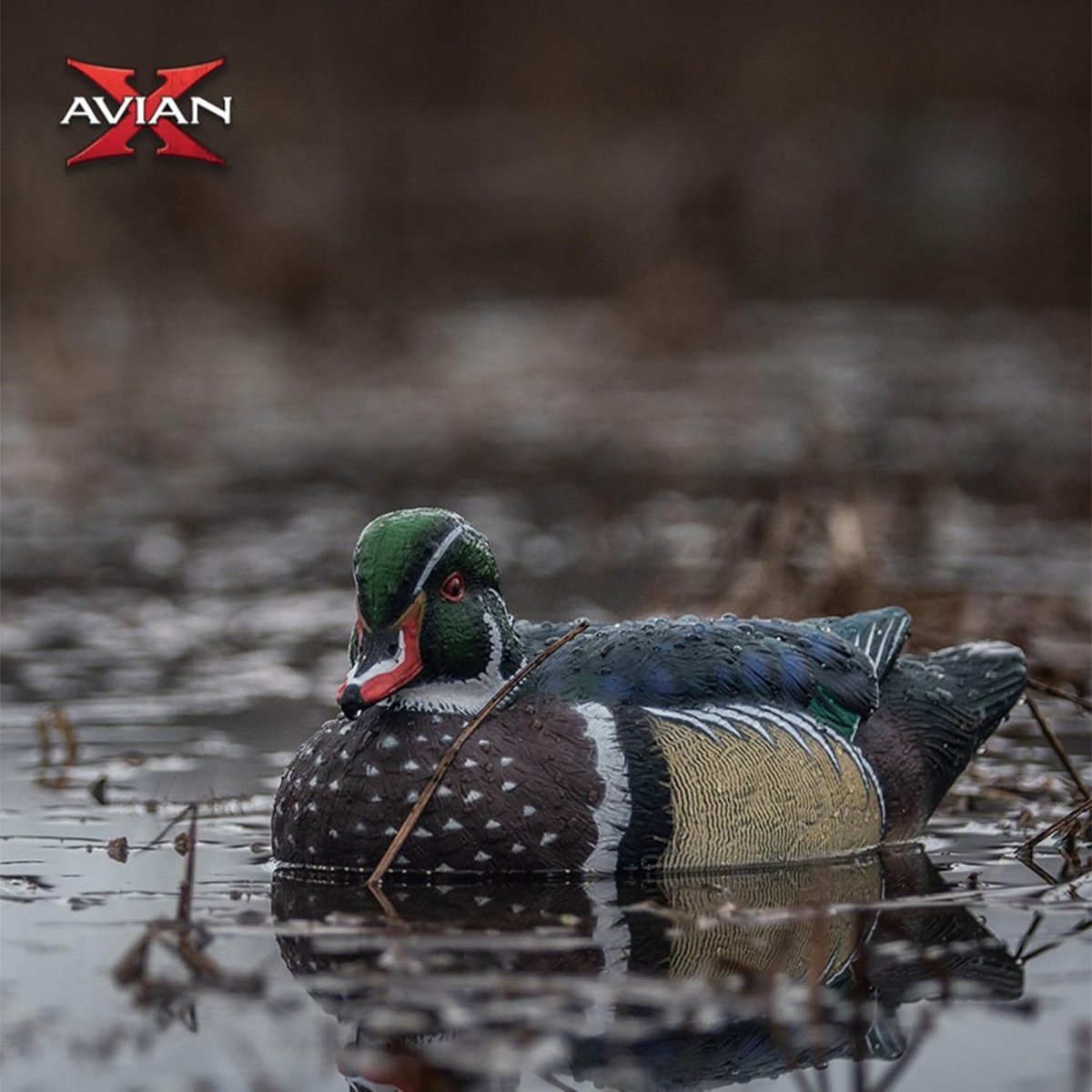 Avian X Topflight Wood Ducks Pack of 6 Floating Decoys - Forza Sports