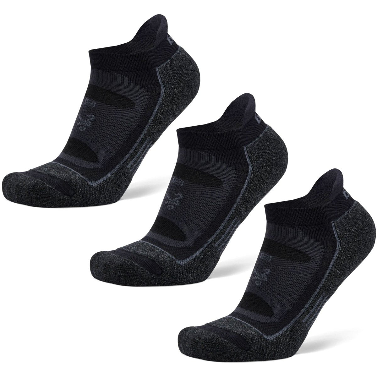 Balega Blister Resist No Show Socks, Black, 3 Pack - Forza Sports