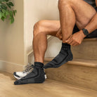 Balega Blister Resist Quarter Length Running Socks, Gray/Black, 3 Pack - Forza Sports