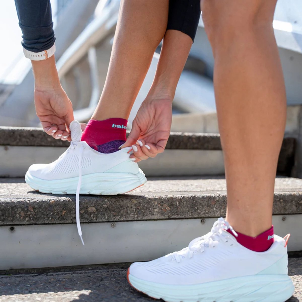 Balega Blister Resistant Light No Show, Lake Blue - Forza Sports