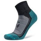 Balega Blister Resistant Quarter Length Running Socks, Gray/Blue - Forza Sports