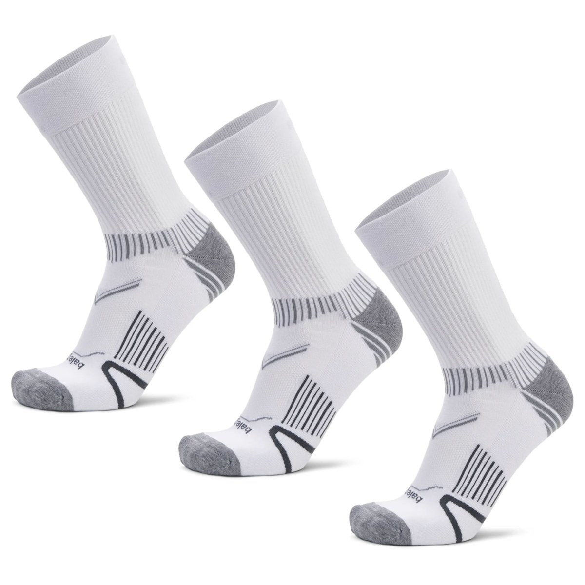 Balega Enduro Crew Socks, White - Forza Sports