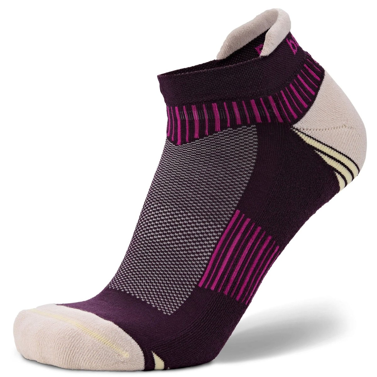 Balega Enduro Re-Engineered No Show Tab Socks, Grape - Forza Sports