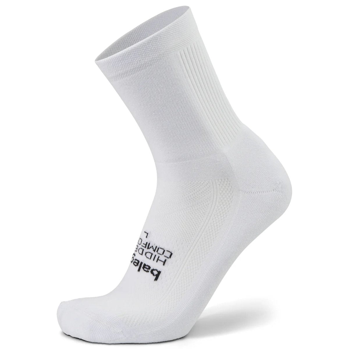 Balega Hidden Comfort Mini Crew Socks, White - Forza Sports