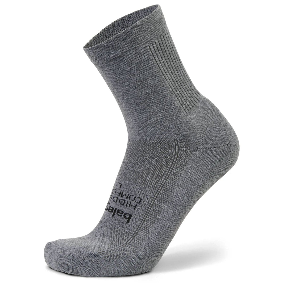 Balega Hidden Comfort Mini Crew Socks, Charcoal - Forza Sports