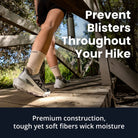 Balega Hike Crew Socks, Jet Black - Forza Sports