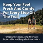 Balega Hike Crew Socks, Suede Jet - Forza Sports