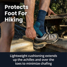 Balega Hike Crew Socks, White Oak - Forza Sports