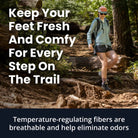 Balega Hike Performance Crew Socks, Black - Forza Sports