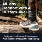 Balega Hike Performance Crew Socks, Fathom Blue - Forza Sports