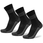 Balega Silver Mini Crew, Black, Small, 3 Pack - Forza Sports