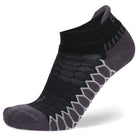 Balega Silver No Show Running Socks, Black - Forza Sports