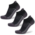 Balega Silver No Show Socks, Black, 3 Pack - Forza Sports