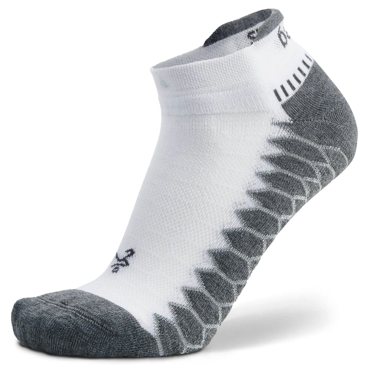 Balega Silver No Show Socks, White - Forza Sports